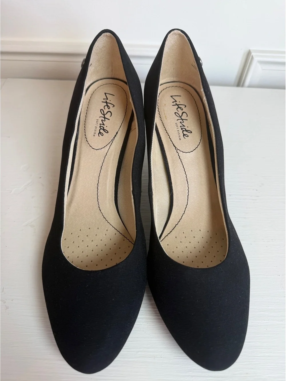 LifeStride Parigi Women's Black Classic Pumps Size 10M.